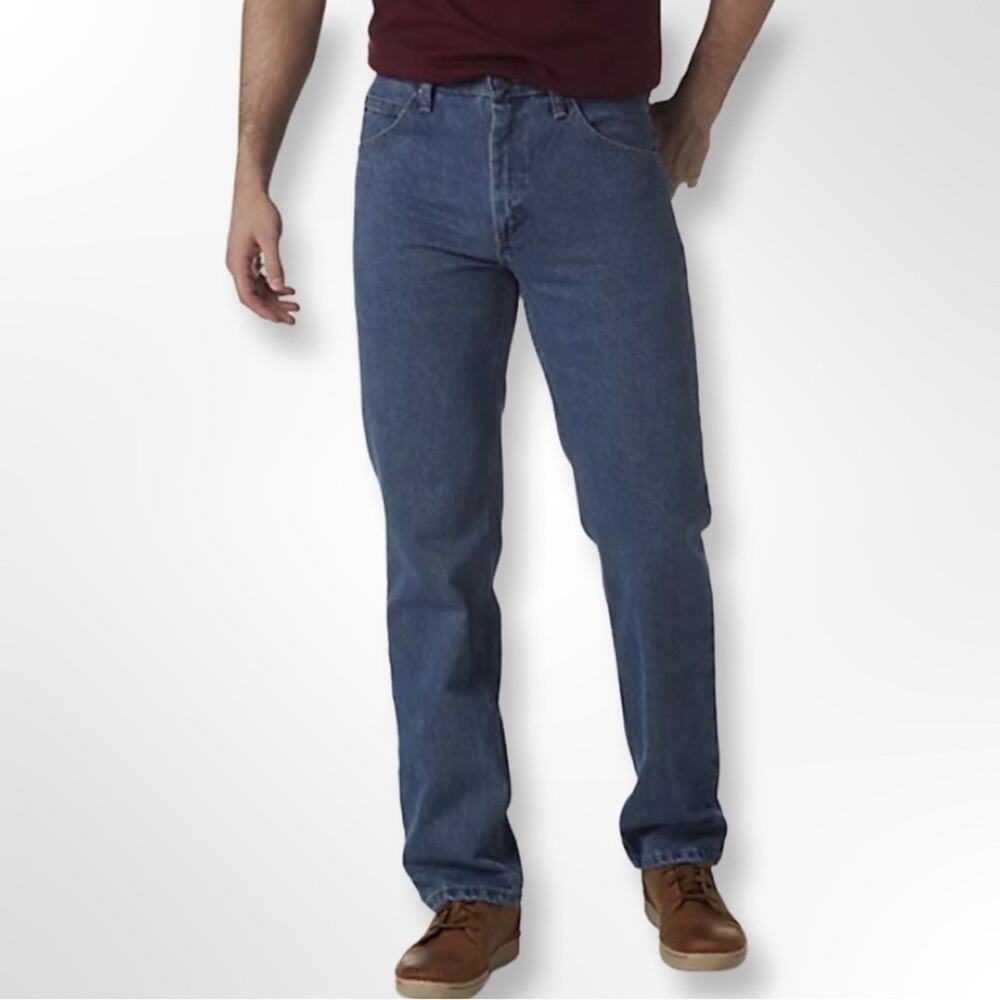 Dark Stonewash Wrangler Premium Quality Jeans